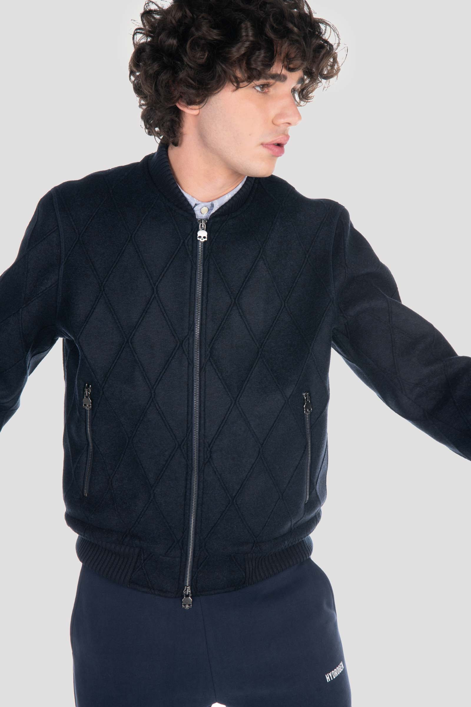 QUILTED BOMBER - Outlet Hydrogen - Luxury Sportwear