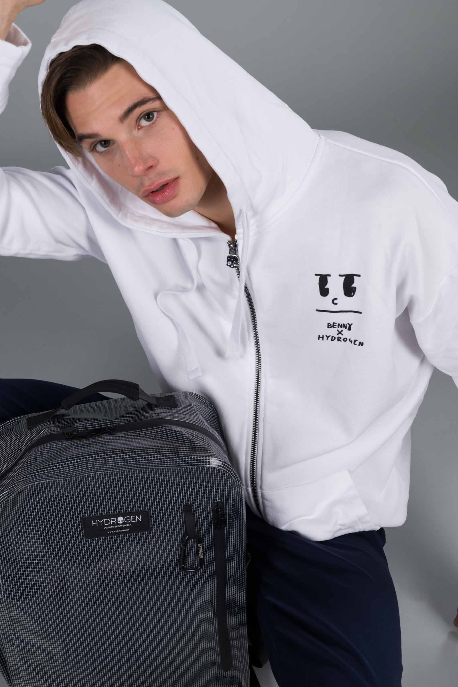 BENNY FZ HOODIE - Outlet Hydrogen - Luxury Sportwear